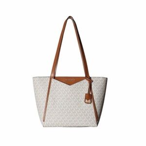 NWT Michael Kors Whitney Leather Tote Bag Vanilla